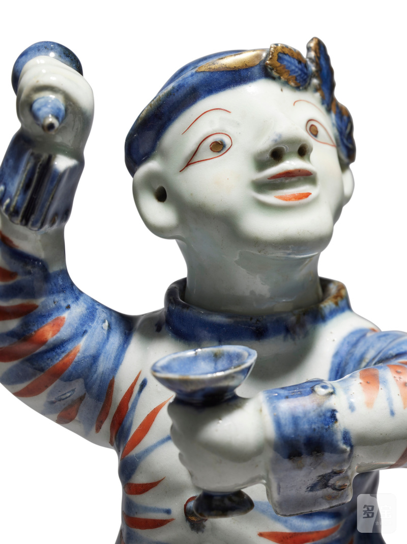 HOLLANDAIS SUR UN TONNEAU EN PORCELAINE IMARI  JAPON, ÉPOQUE EDO, CIRCA 1700 - 图5